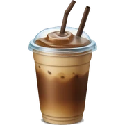 iced-coffee cup sticker