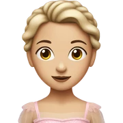 A girl ballerina  sticker