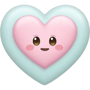 Pastel heart  sticker