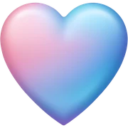 Pastel heart sticker