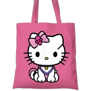 Hello kitty worh tote bag sticker