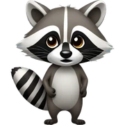 Raccoon sticker