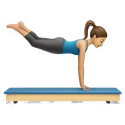 Pilates girl sticker