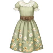 Pretty Cottagecore dress sticker