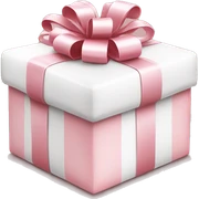 Light pink Christmas gifts under a white Christmas tree  sticker