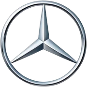 Mercedes logo sticker