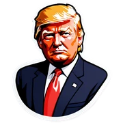 Donald trump sticker