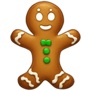 ginger bread cookie sticker