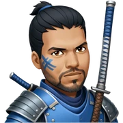 Samurai Defender sticker