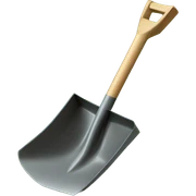 Shovels in the garden sticker