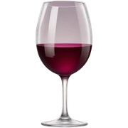 Wine glass sticker