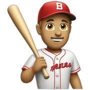 Baseball sticker