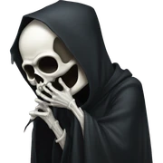 Grim reaper kiss grim reaper sticker