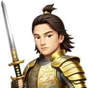 Golden Samurai sticker