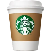 Starbucks coffee cup sticker