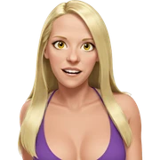 blonde girl with yellow eyes sticker
