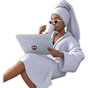 cozy reading time with coffee sticker