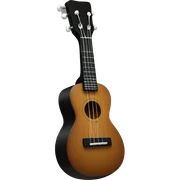 Black ukulele sticker