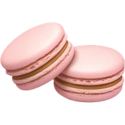 two light pink macaron sticker