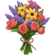Bouquet flowers sticker