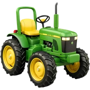 John Deere toy tractor sticker