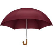 Burgundy umbrella  sticker
