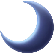 crescent moon  sticker
