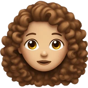 girl whit brown curly hair sleeping  sticker