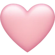 Light pink heart  sticker