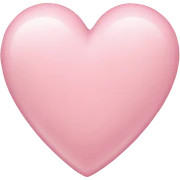 Light pink heart sticker