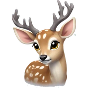 ethereal fawn sticker
