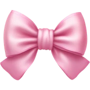 baby pink bow  sticker