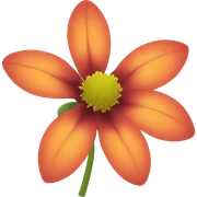 Flower sticker