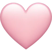 Light pink heart sticker