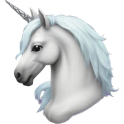 gothic cross unicorn sticker