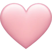 Light pink heart sticker