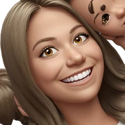 smiling girl portrait photo sticker