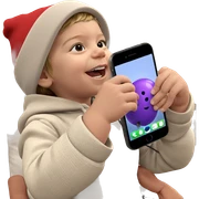 girl with hat and phone sticker