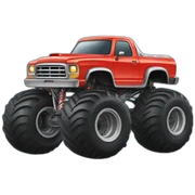 Monster truck sticker