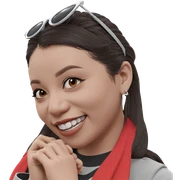 smiling girl with sunglasses sticker
