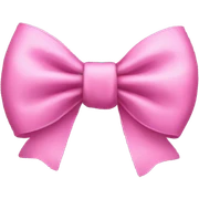 pink bow sticker