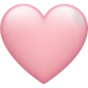 Light pink heart sticker