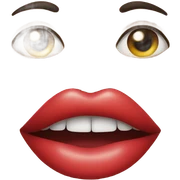 Lips sticker