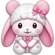 My melody ribbon sticker