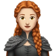 hot sansa sticker
