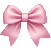 Light pink bow sticker