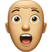 shocked sticker