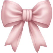 Light pink bow sticker