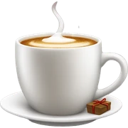 Christmas hot drinks sticker