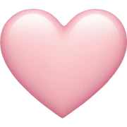 pastel pink heart sticker